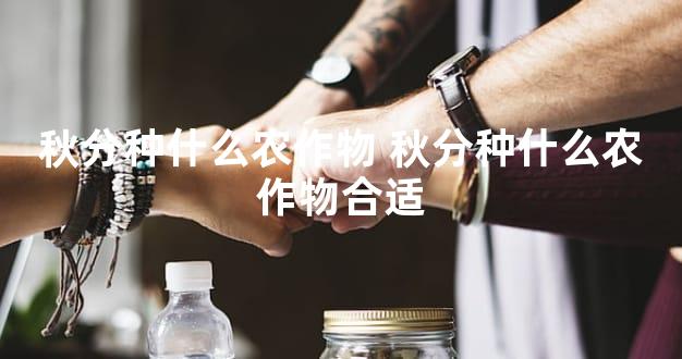 秋分种什么农作物 秋分种什么农作物合适